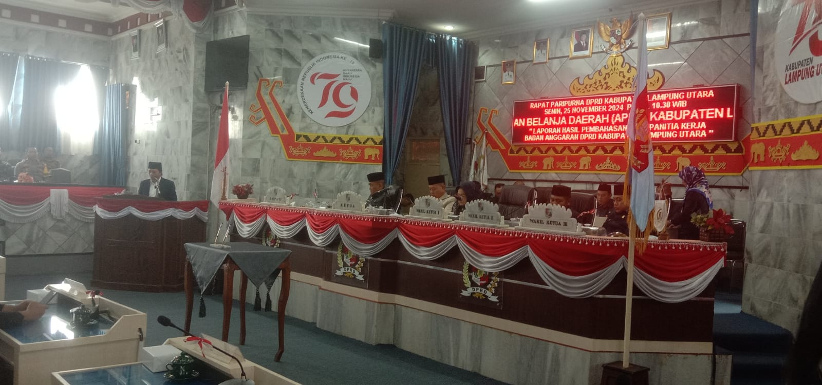 Rapat Paripurna Pembahasan Nota Keuangan APBD Tahun 2025