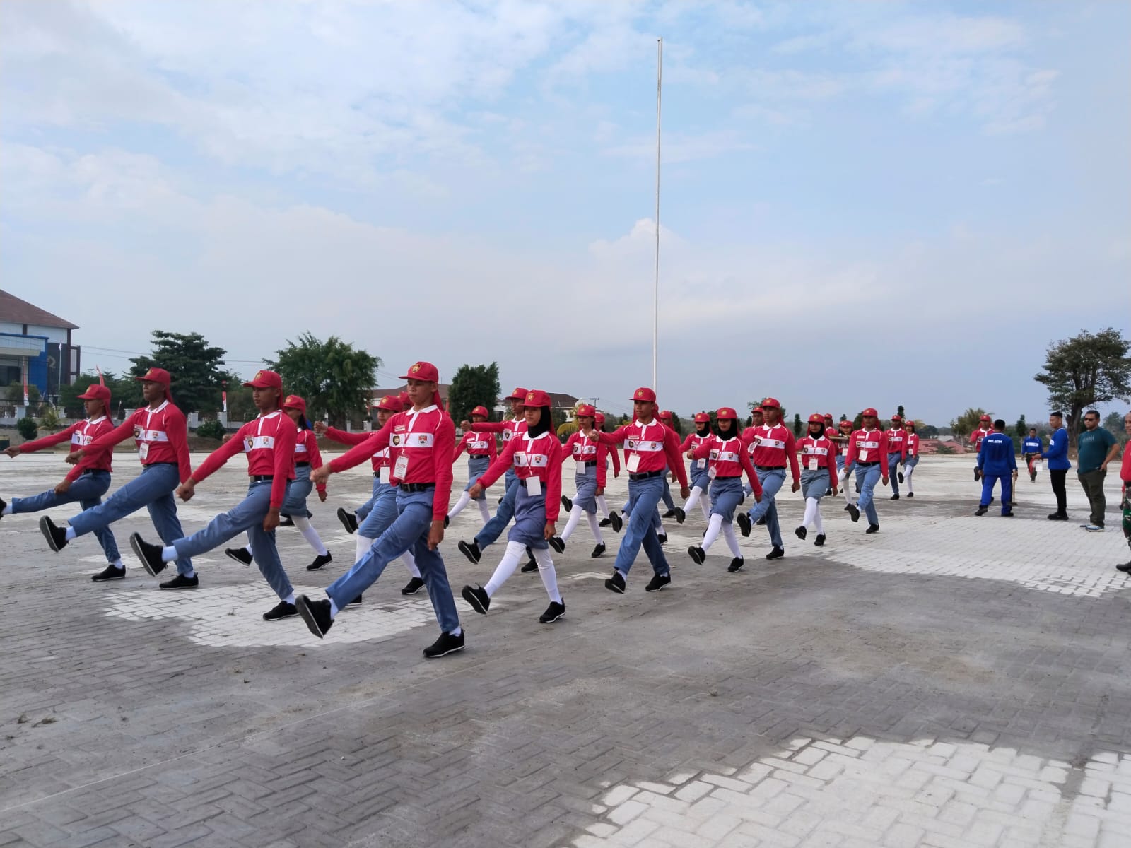 30 Calon Paskibraka Mesuji Lampung Jalani Diklat