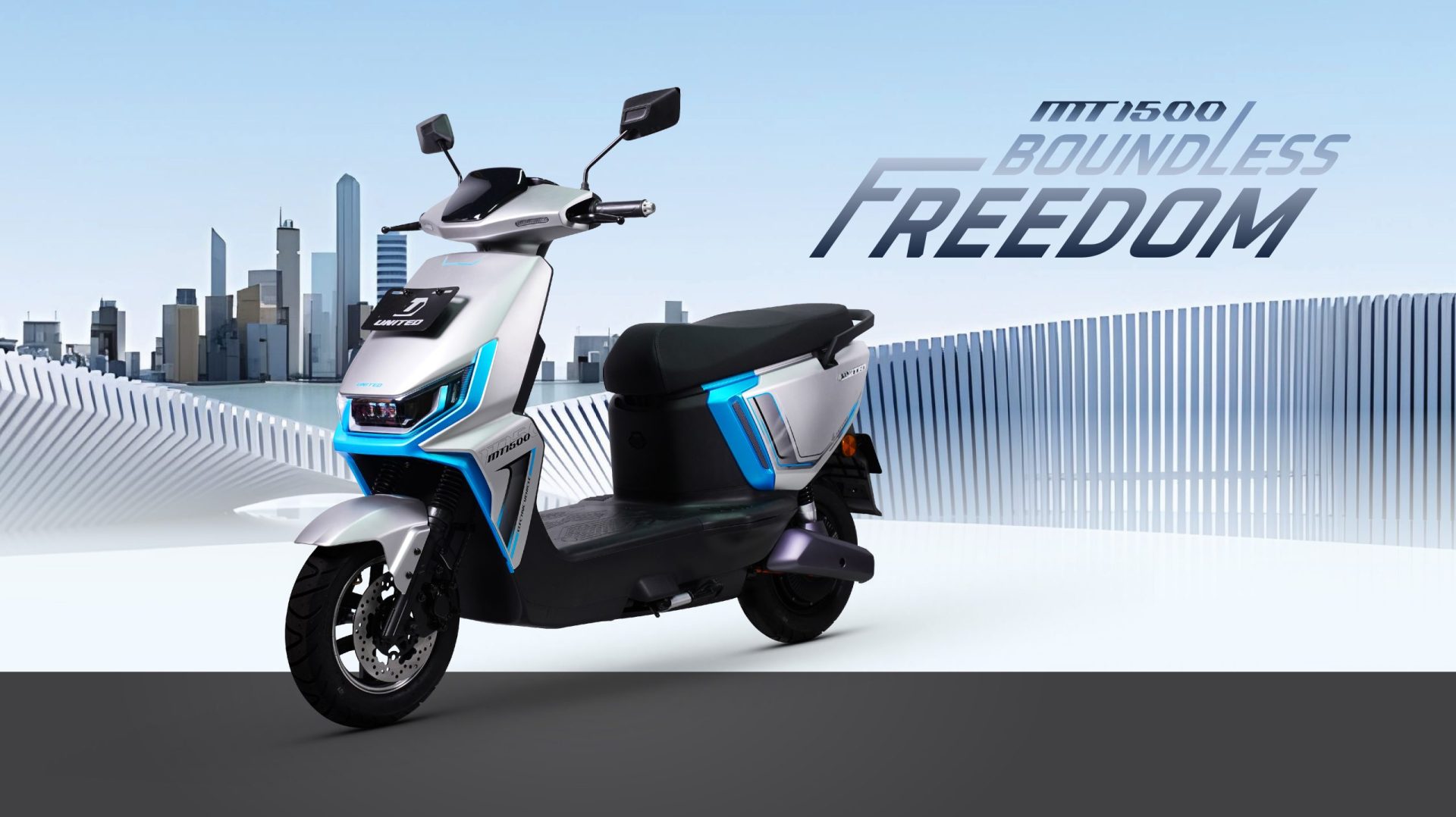 Motor Listrik Ringan United MT1500 Gaya Sporty, Bertenaga Nyaman Di Perjalanan