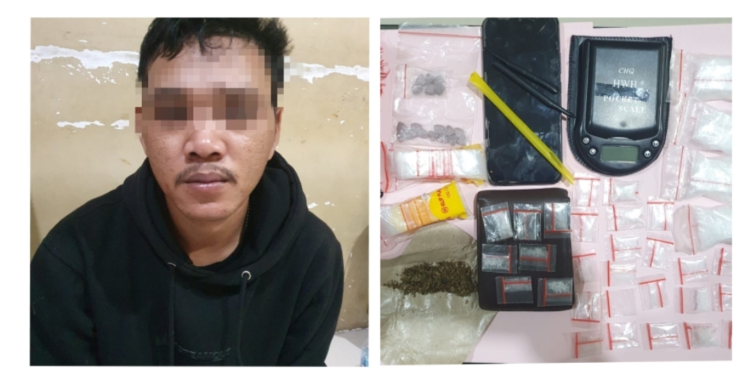 Polisi Gagalkan Puluhan Gram Sabu Siap Edar, Tangkap Pengedar Barang Haram asal Lampung Selatan