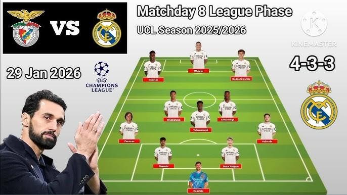 Prediksi Skor Benfica vs Real Madrid: Los Blancos Uji Mental Tuan Rumah di Estádio da Luz
