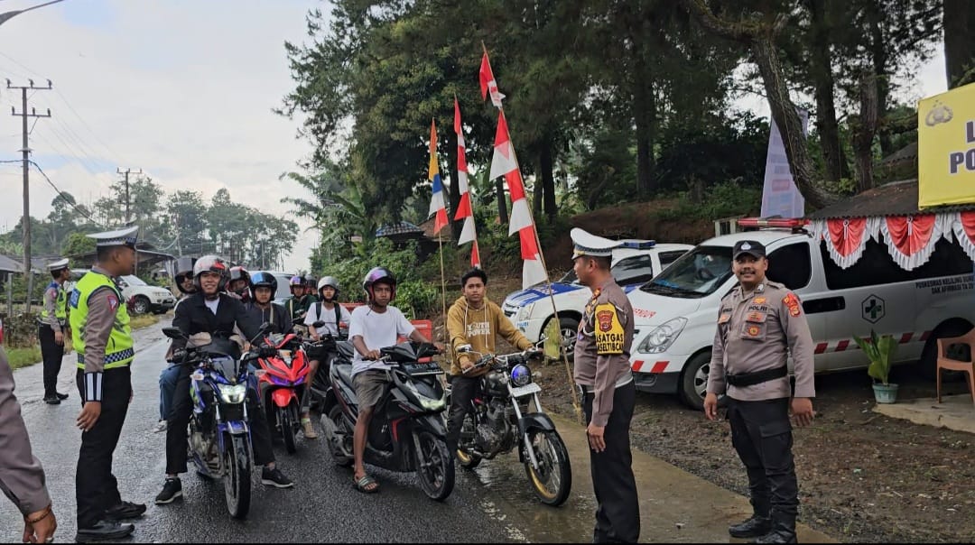 Arus Balik Lebaran, Lalulintas di Lampung Barat Terpantau Padat, Tapi...