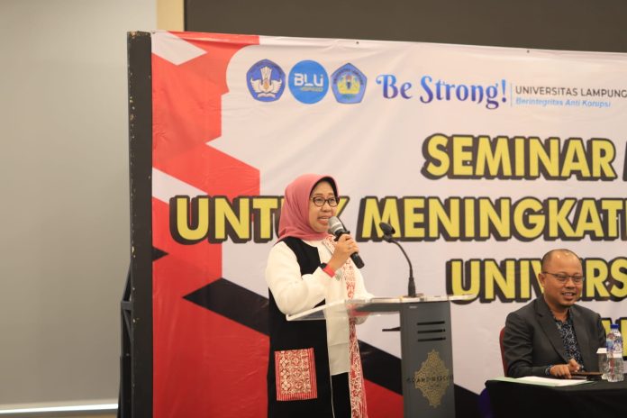 Unila Gelar Seminar Mental Jealth Akademisi Untuk Meningkatkan Kualitas Kerja Pegawai