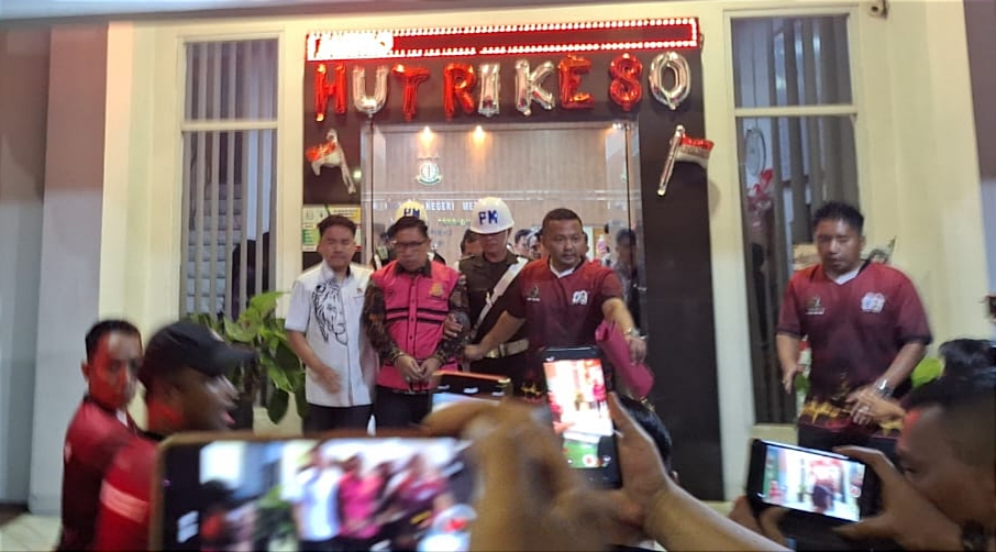 Dugaan Korupsi Pembangunan Jalan, Mantan Kadis PUTR Metro Lampung Ditahan 