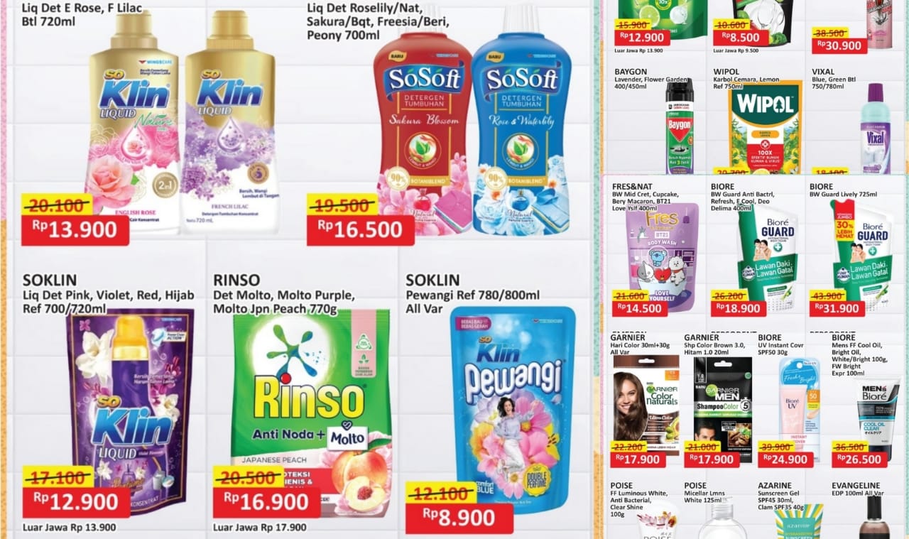 Kesempatan Terakhir Belanja Murah Dengan Promo Home Care Alfamart, Borong Sekarang Jangan Sampai Kehabisan!