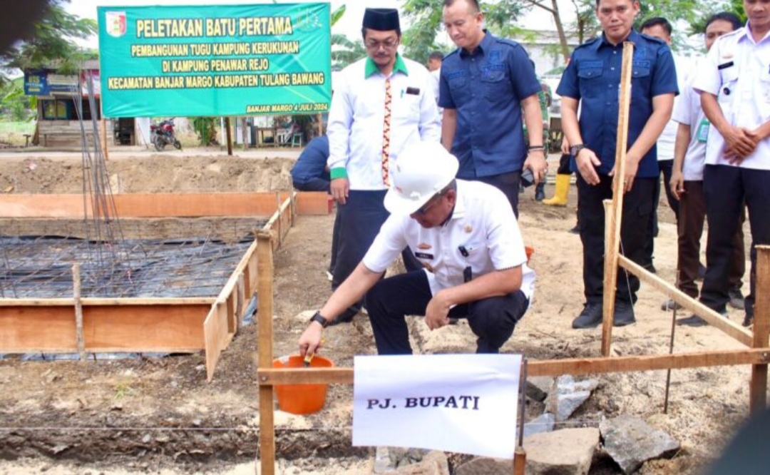 Jadi Simbol Pentingnya Kerukunan, Tulang Bawang Bangun Tugu Kerukunan Antar Umat Beragama