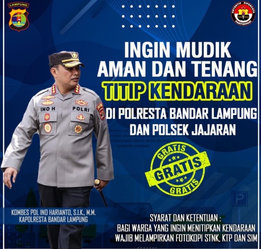 Polsek dan Polres di Bandar Lampung Terima Penitipan Motor