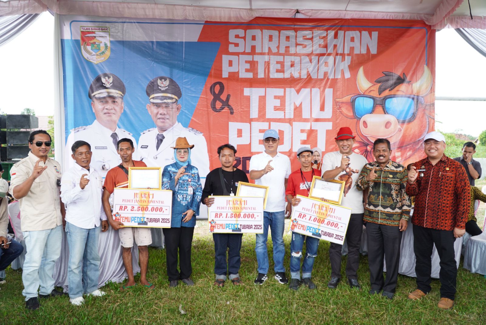 Bupati Tubaba Buka Sarasehan Peternak Sapi dan Temu Pedet Tubaba 2025