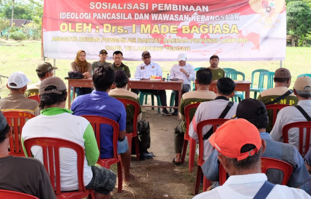 Pimpinan Komisi II DPRD Lampung Ajak Warga Hidup Damai dan Sejahtera