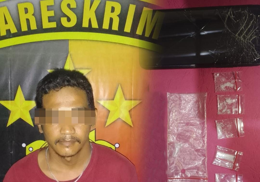 Tak Kapok, Simpan 5 Paket Sabu Siap Edar, Residivis Narkoba di Bandar Lampung Kembali Tertangkap