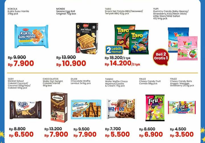 Promo Indomaret Spesial Wafer Biskuit, Ada Diskon Kukis Susu Vanila Rp 7 Ribu