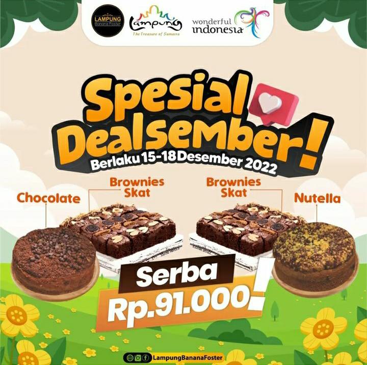 Promo Spesial Desember Banana Foster Lampung, Harga Serba Rp 91.000