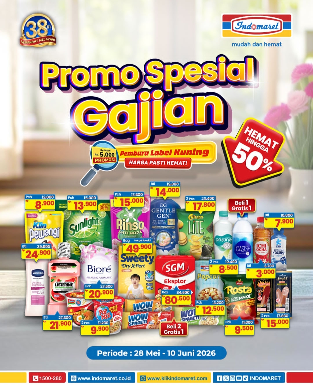 Besok Terakhir, Manfaatkan Promo Spesial Gajian di Indomaret
