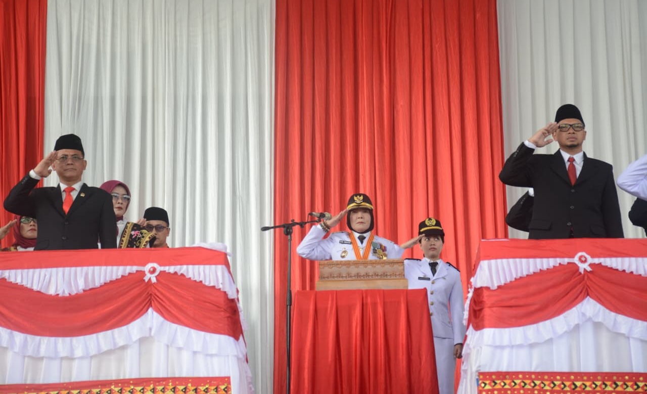 Wali Kota Eva Dwiana Gaungkan Semangat Persatuan di HUT ke-80 RI