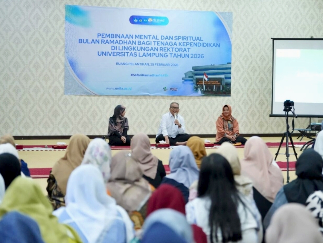 Unila Perkuat Mental dan Etos Kerja Tenaga Kependidikan di Bulan Ramadan 