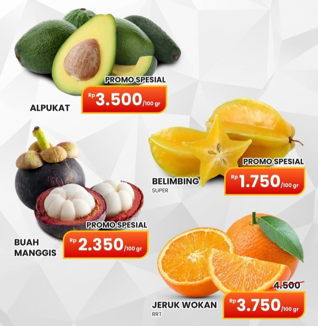 Pecinta Buah Merapat! Chandra Superstore Gelar Promo Harga Super Hemat, Stok Vitamin Mulai Rp1.000-an
