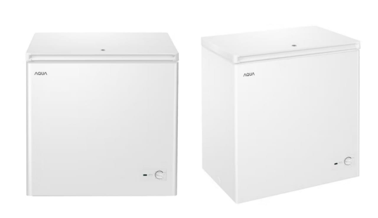 Aqua Elektronik AQF-220MC Chest Freezer, Lemari Es 1 Pintu Dengan Kapasitas 200 Liter