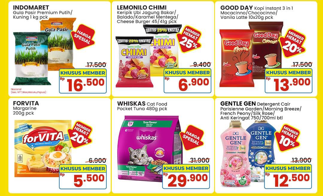 Promo Indomaret Member Hemat Kamis 25 Sepetember 2025, Diskon Potongan Harga Hari Ini