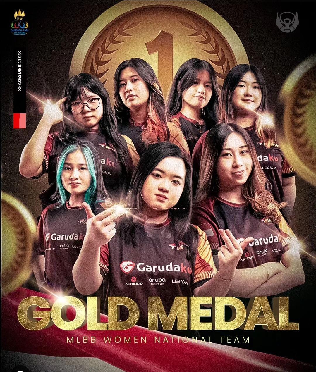 Sempat Terkena Comeback, Tim Putri Esport Mobile Legend Menangkan Emas di SEA Games 2023