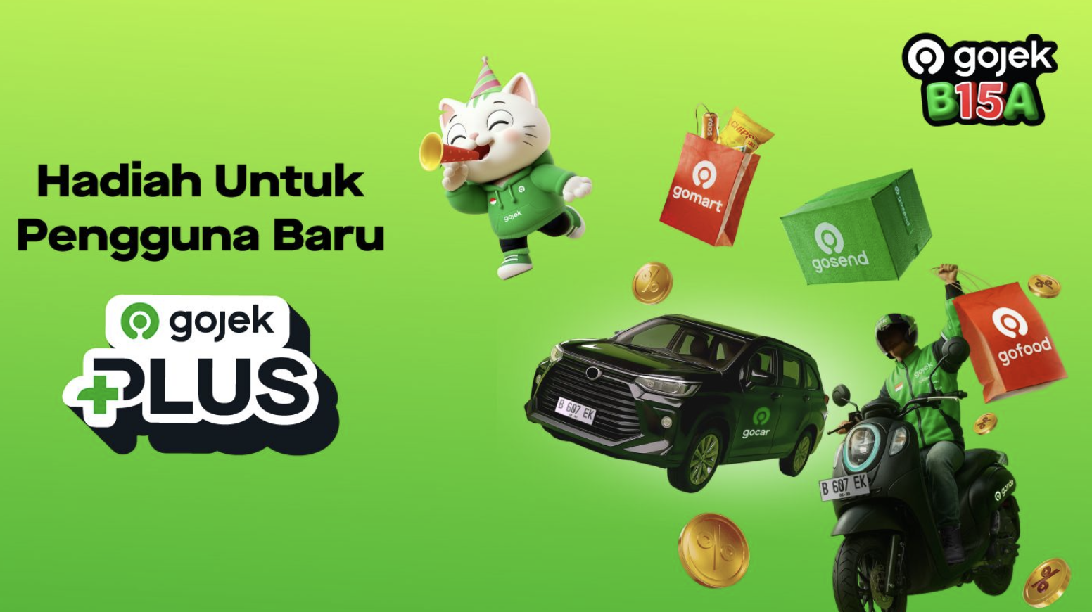 Spesial HUT 15, Ambil Promo Gojek PLUS dan Harga Diskon Selama Oktober 2025