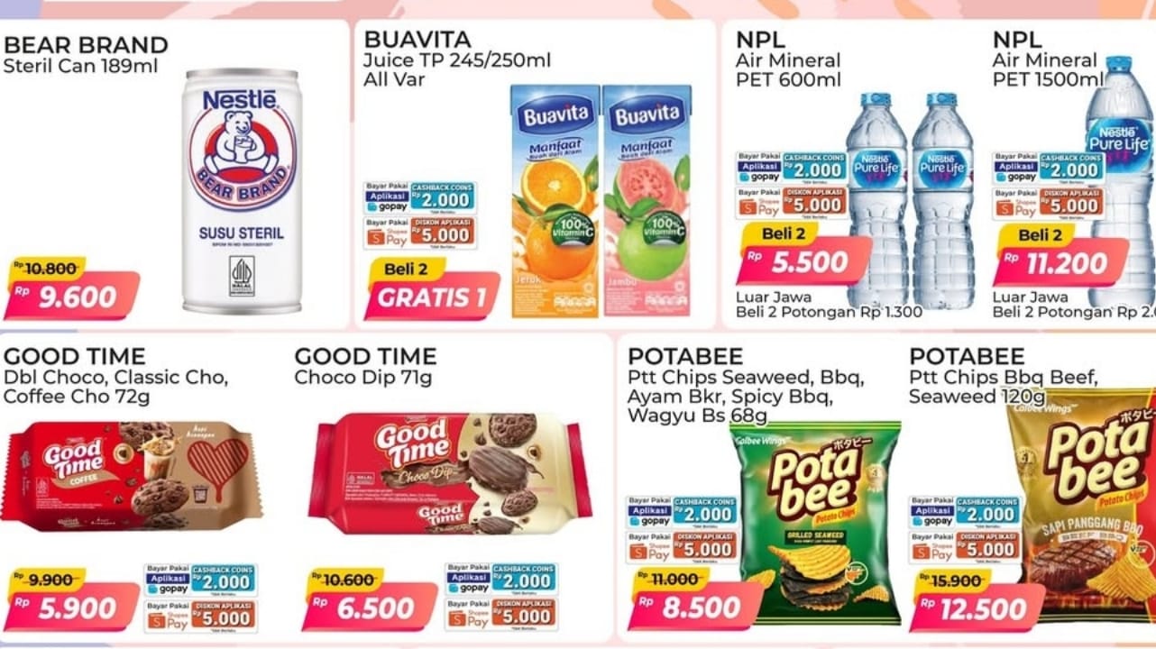 Promo PSM Alfamart Kategori Cemilan dan Minuman Favorit, Harga Dijamin Termurah!