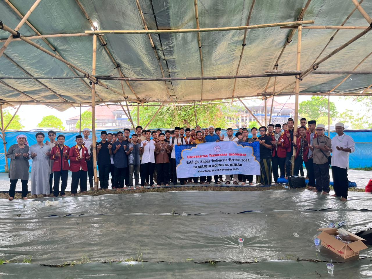 Mahasiswa dan Dosen Teknokrat Ikuti Tabligh Akbar Internasional di Kota Baru