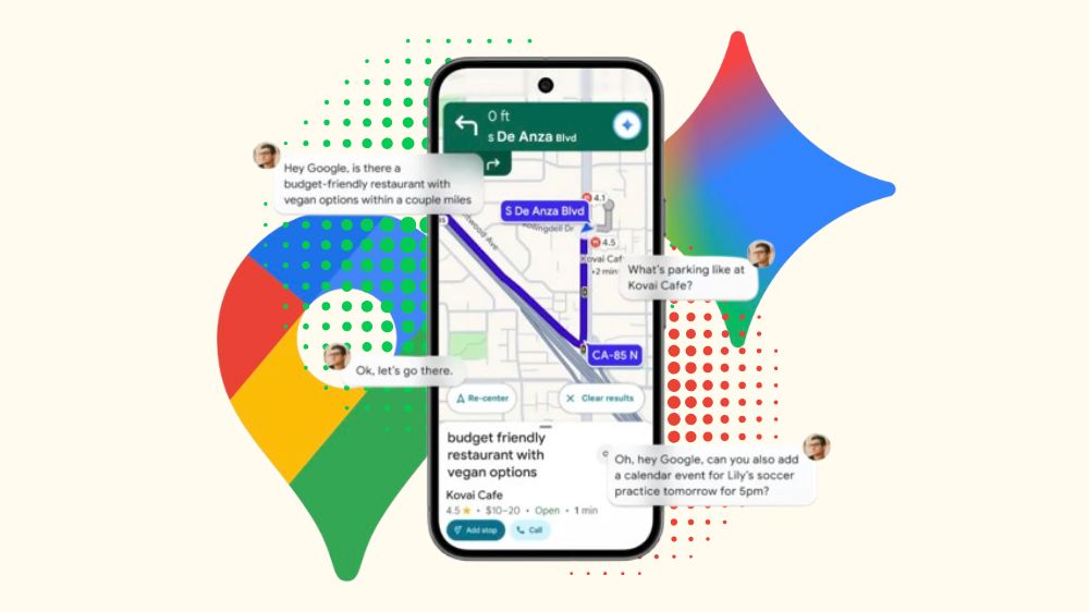 Ngobrol Sama Peta ? Google Maps Integrasi Gemini AI, Akan Bisa Jawab Pertanyaan Saat Berkendara 