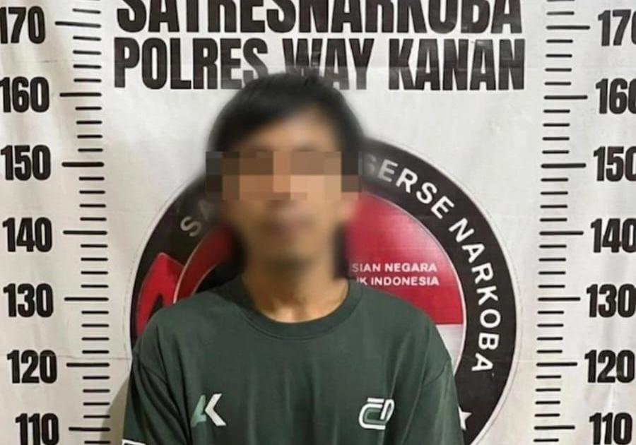 Diduga Edarkan Sabu 6,52 Gram, Seorang Pria Asal Way Kanan Dibekuk Polisi