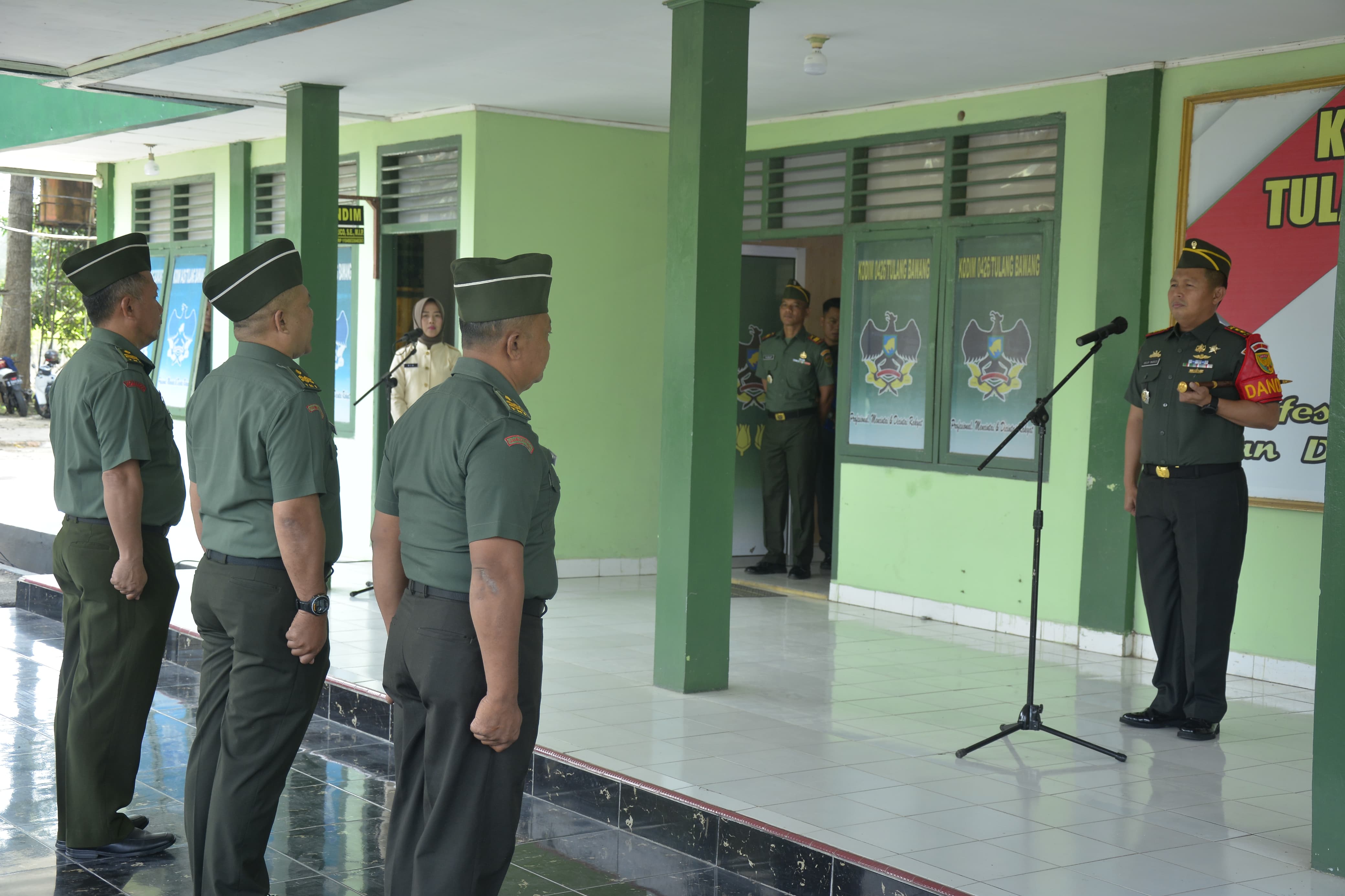 3 Prajuritnya Pensiun, Begini Pesan Menyentuh Dandim Tulang Bawang