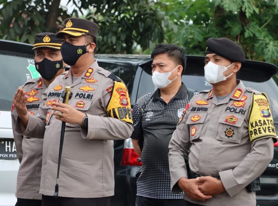 Ganggu Keamanan Pilkakam, Kapolres Lampung Tengah Tegaskan Penindakan Hukum