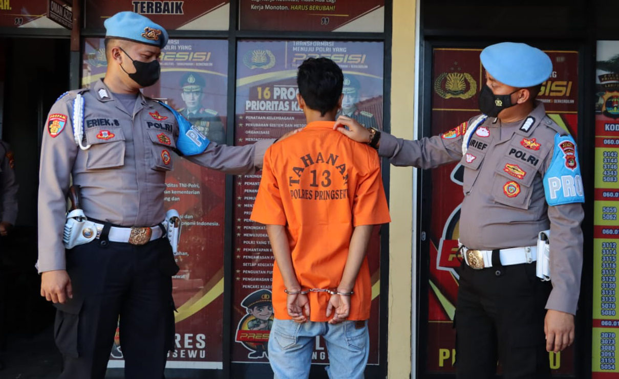Gara-gara Siswi SMA, Pemuda di Pringsewu ‘Dijemput’ Polisi 