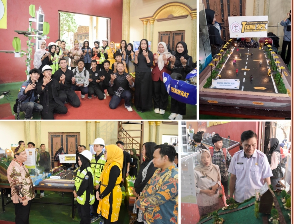 Mahasiswa Teknik Sipil Teknokrat 'Bedah' Struktur Jalan di Academic Expo 2026