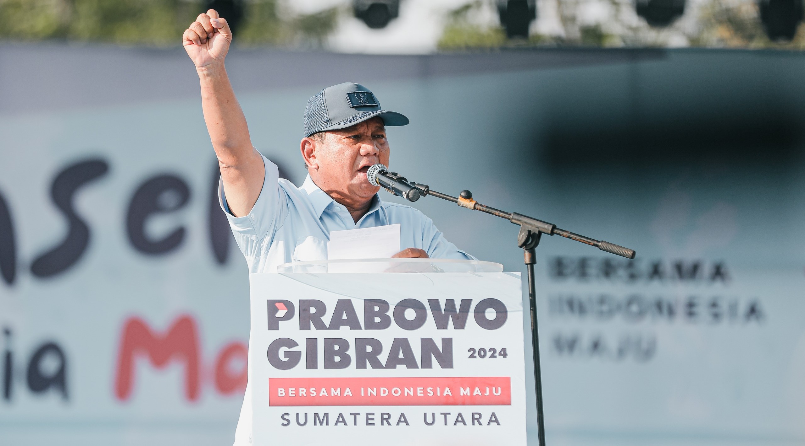 Antusias! Kunjungan Kedua Prabowo Subianto ke Sumut Disambut Belasan Ribu Orang 