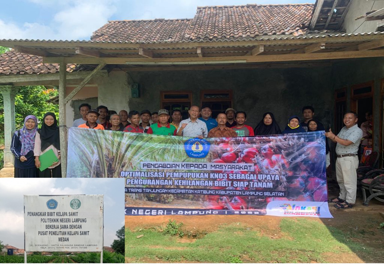 Tim PKM Jurusan Budidaya Tanaman Perkebunan Polinela Edukasi Petani Sawit di Desa Trans Tunjungan Lamsel