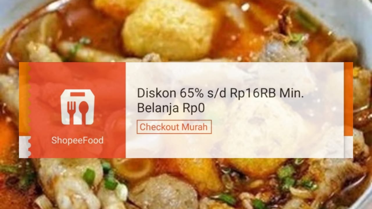 Promo Makan Siang Hemat 65 Persen Dengan Diskon ShopeeFood, Klaim Vouchernya!