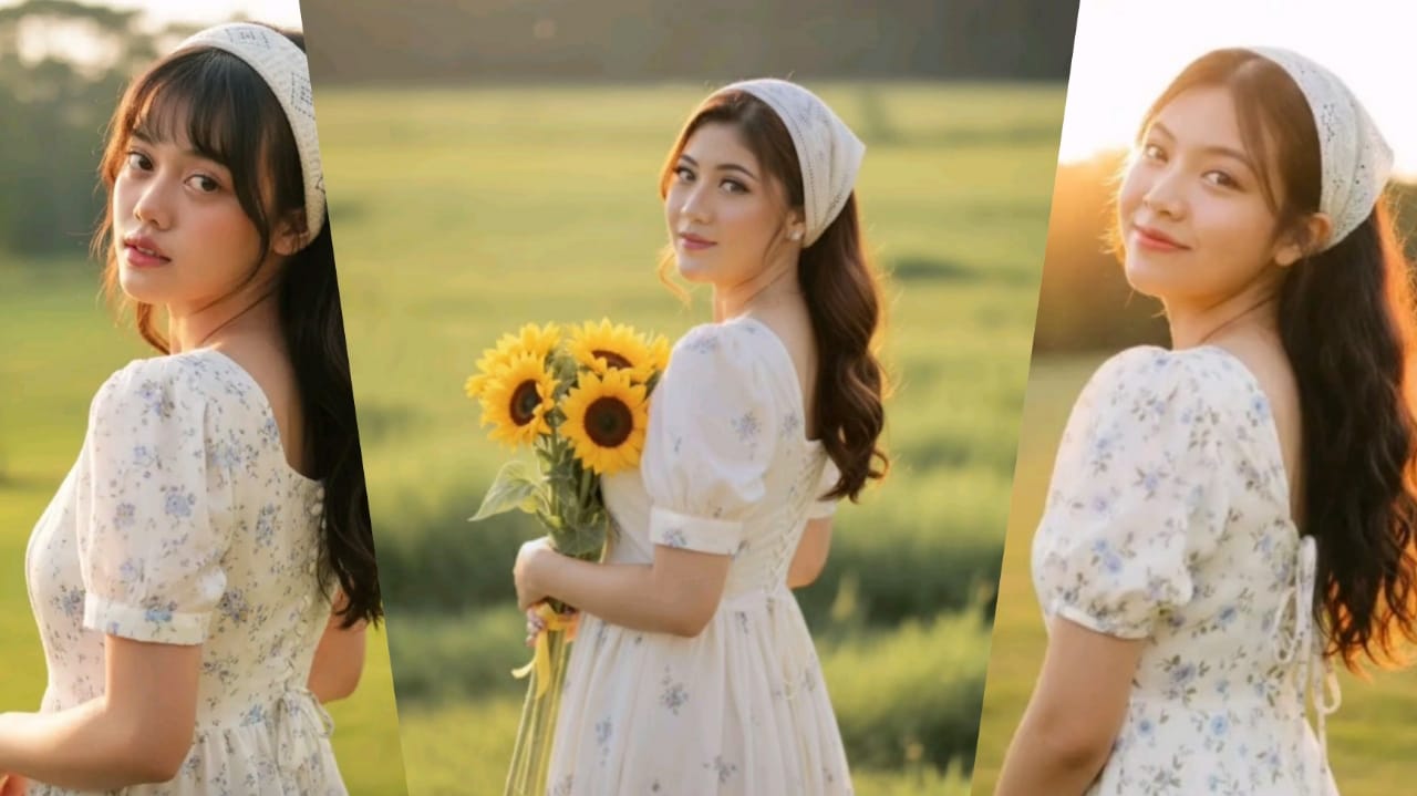 Foto Estetik di Padang Rumput Saat Golden Hour, Ini Prompt AI yang bisa Digunakan