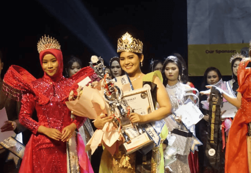 Mahasiswi Universitas Teknokrat Raih Mahkota Miss Lampung Ambassador 2026