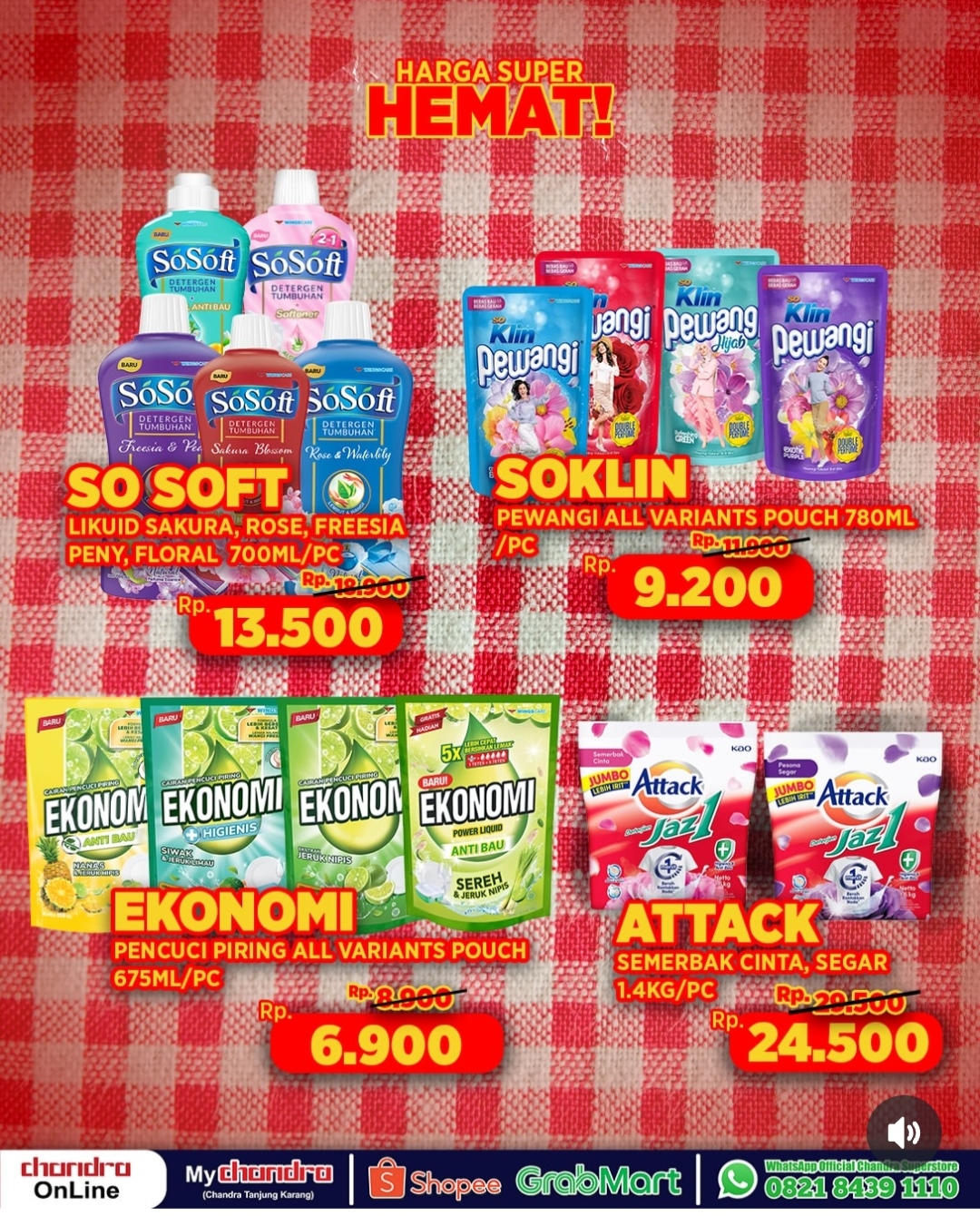 Promo September Ceria di Chandra Superstore, Ada Harga Super Hemat Deterjen