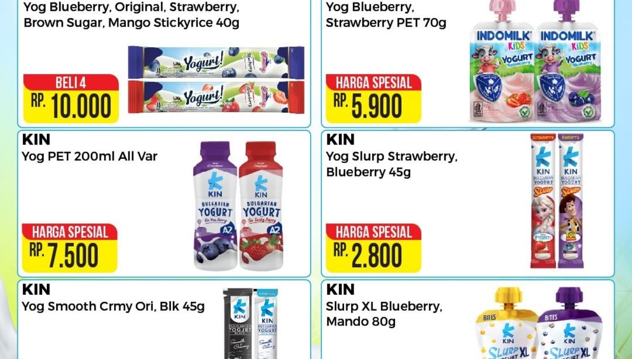 Segera Berakhir Belanja Murah Produk Sarapan Sehat Kategori Yogurt Fair di Alfamart