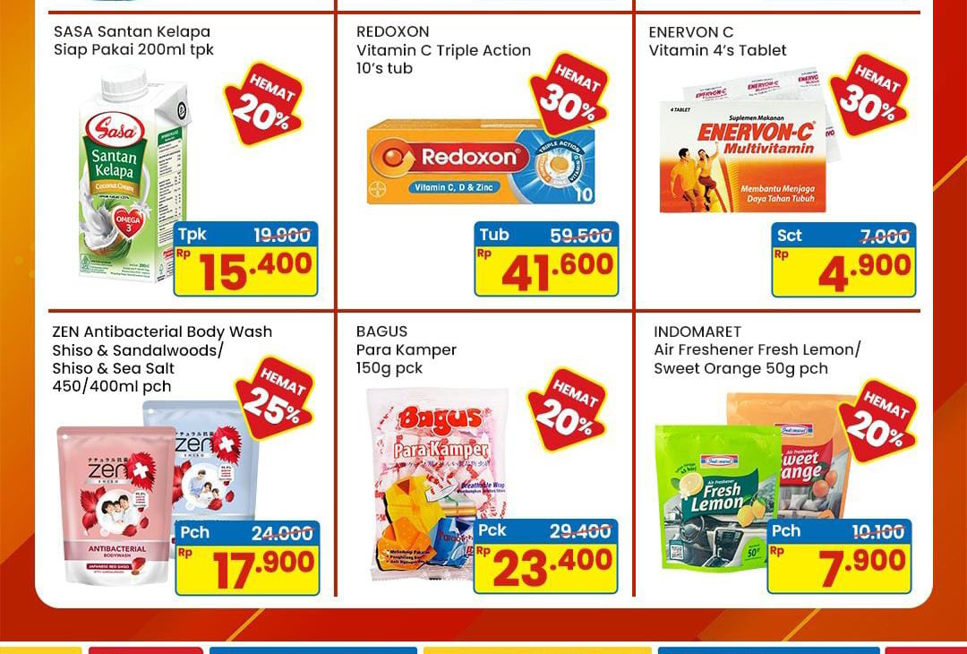 Promo Indomaret Sabtu 30 Agustus, Tebus Harga Hemat Diskon Spesial Akhir Pekan