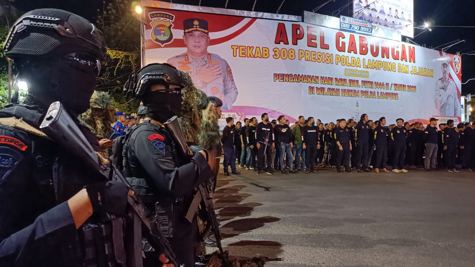 Apel Gabungan Pengamanan Lebaran, Irjen Helmy Santika Atensi Jajaran Beri Rasa Aman ke Pemudik