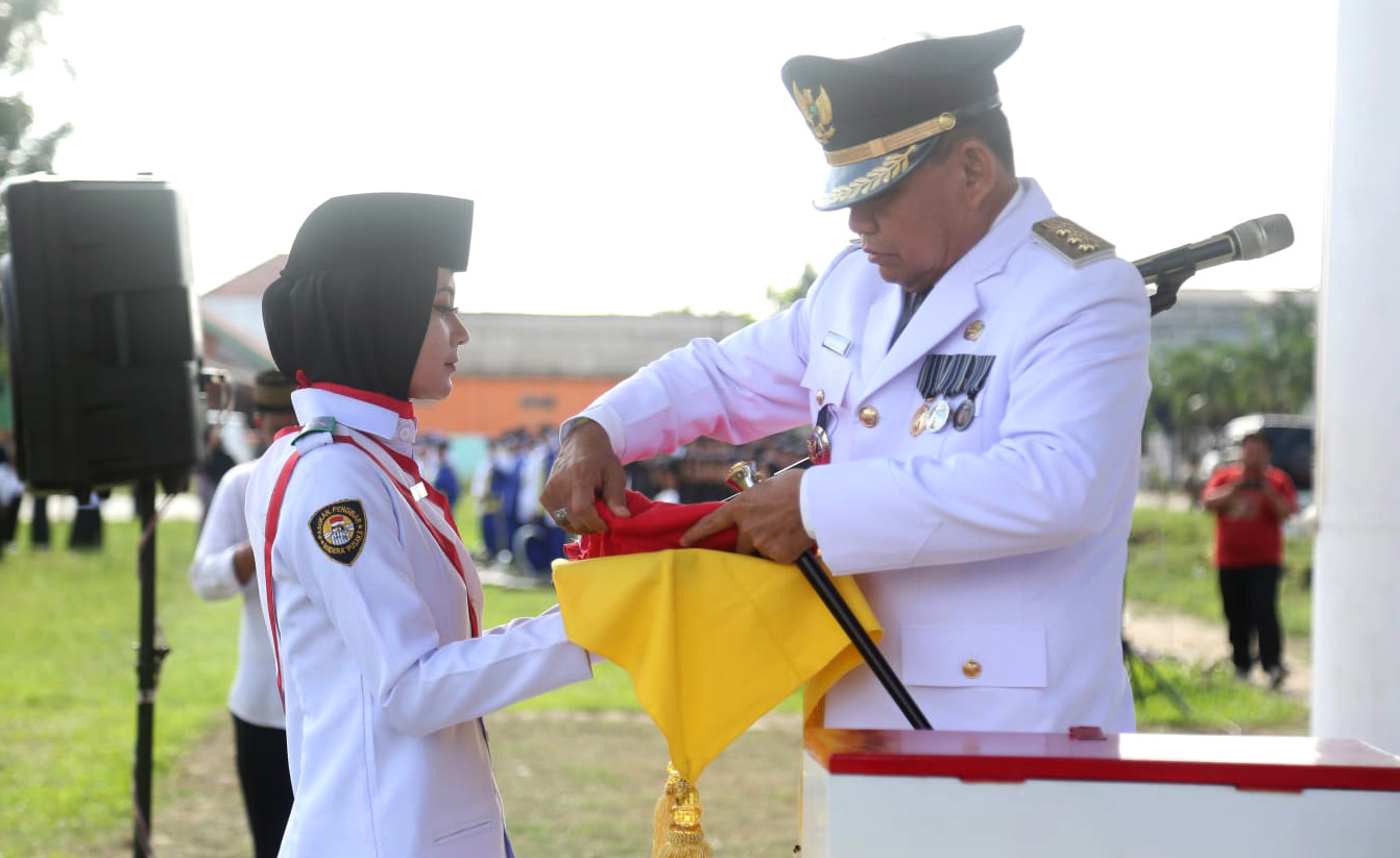 Forkopimda Lampung Timur Pimpin Upacara Peringatan Hari Santri Nasional 