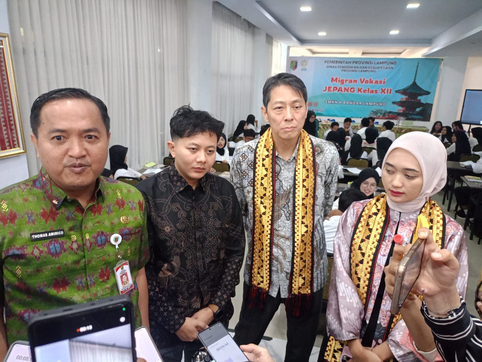 Delegasi Jepang Tinjau Kelas Migran Vokasi Lampung, Buka Peluang 80 Ribu Lapangan Kerja Bidang Konstruksi