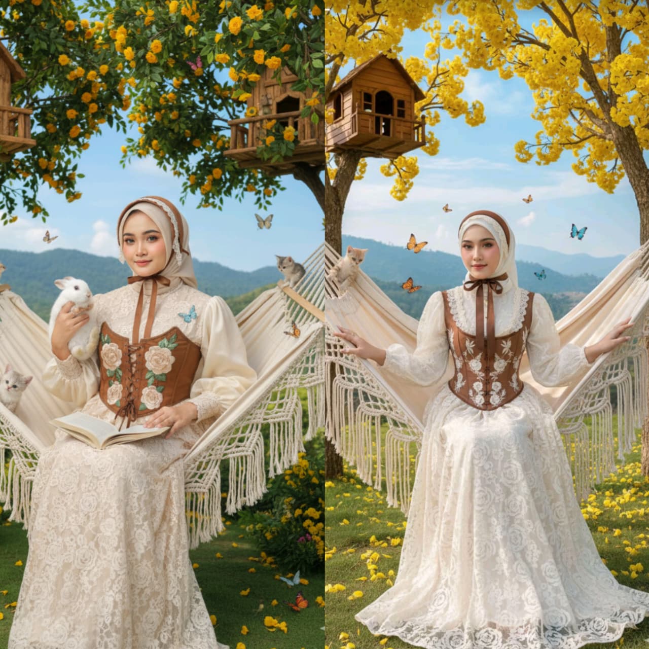 Coba Prompt Gemini AI Ini, Hasilnya Serasa Liburan di Taman Vintage Bernuansa Dongeng yang Menenangkan!