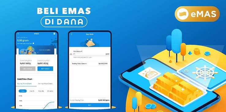 Yuk Beli Emas di Dana, Bisa Dapat Ratusan Ribu Cashback Sekarang