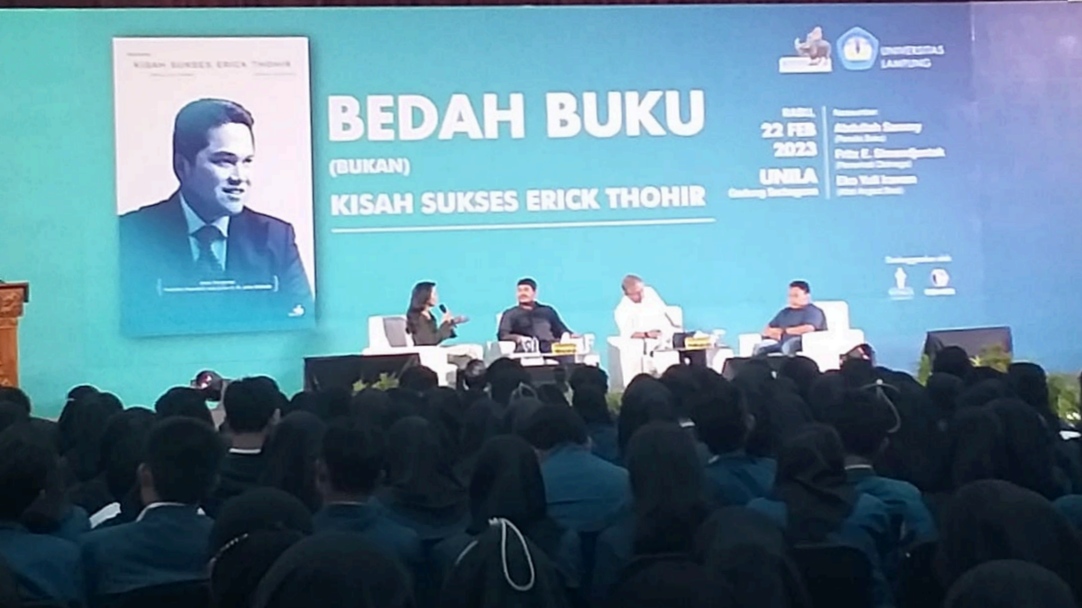 (Bukan) Kisah Sukses Erick Thohir, Belajar Pantang Menyerah Dari Biografi Sang Menteri 