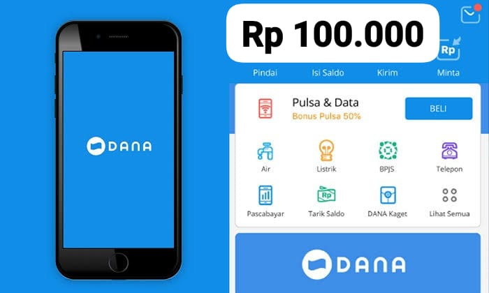 Tanpa Ribet, Cairkan Saldo DANA Gratis Rp 100 Ribu Ke Rekening, Buruan Klik Share Link Cuannya