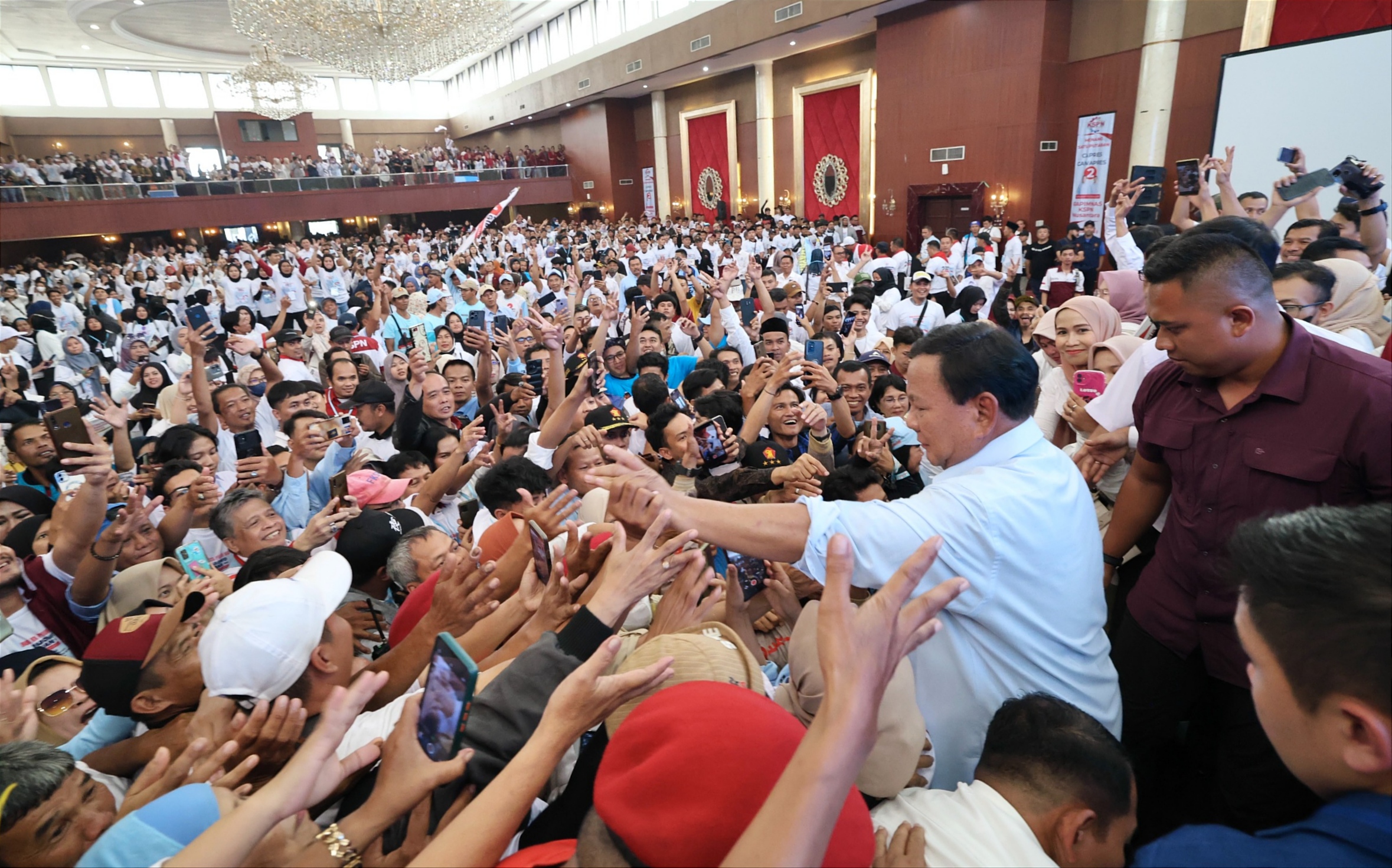 Survei SPIN: Elektabilitas Prabowo-Gibran Capai 50,9 Persen, Potensi Menang Satu Putaran Dalam Pilpres 2024