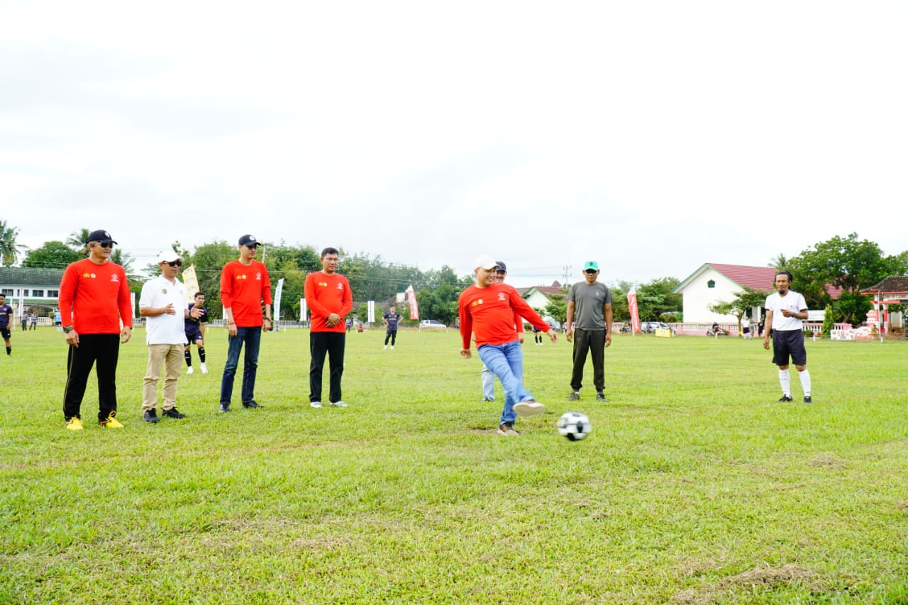 Wakil Bupati Tubaba Hadiri Pembukaan Open Turnamen Kapolres Cup 2025