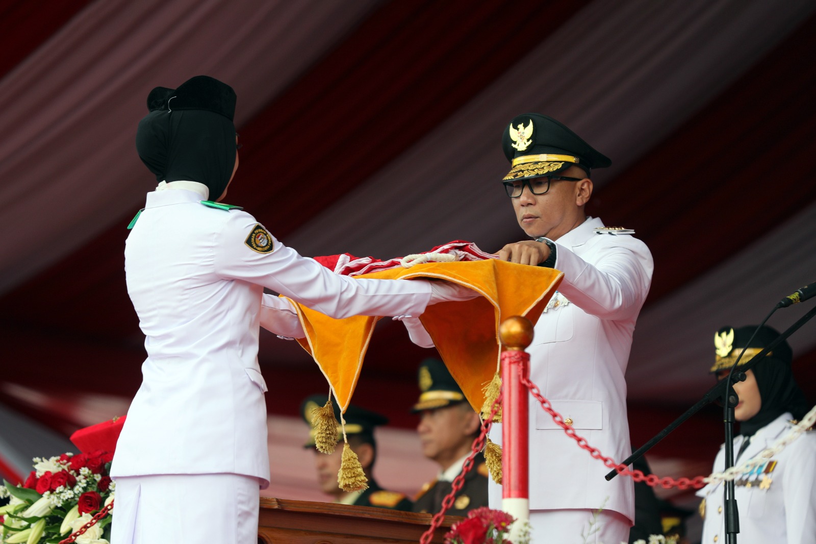 Peringatan HUT ke-80 RI, Gubernur Mirza: Lampung Harus Jadi Pelaku Utama Pembangunan Bangsa